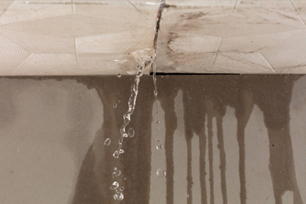Professional Flood Damage Cleanup technician working in New London, OH